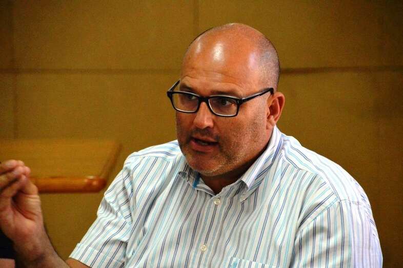 El edil de Recursos Humanos, Agustín Arencibia (Foto TA)